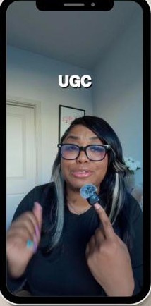 Mani J filming UGC content